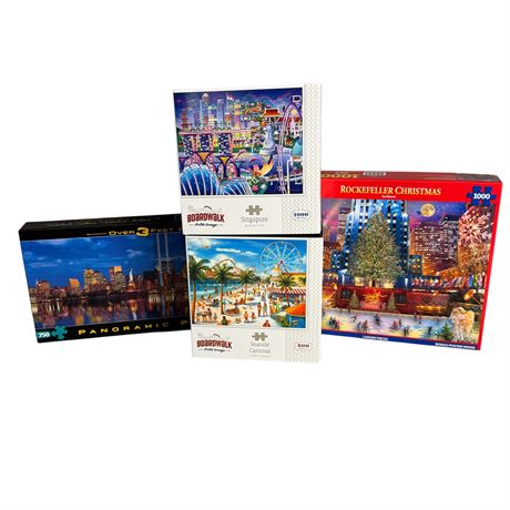 Lot of Preowned Puzzles