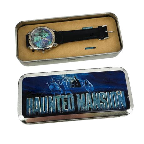 NIB Disney Haunted Mansion 25 Years of Chills Commemorative Watch