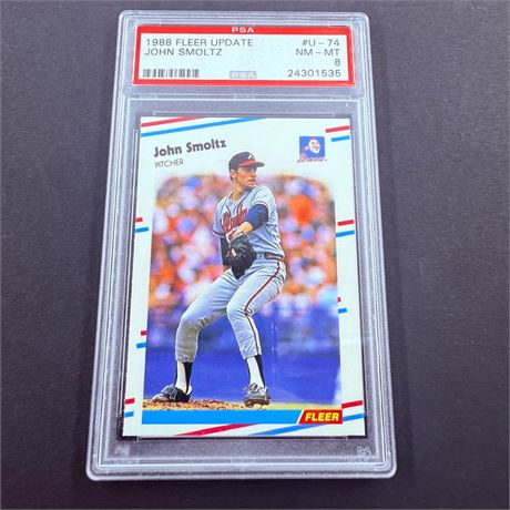 PSA 8 - 1988 Fleer Update #U-74