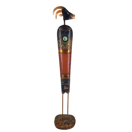Vintage Susan Langley Banta Copper "Metalmorphosis" Tribal Sculpture