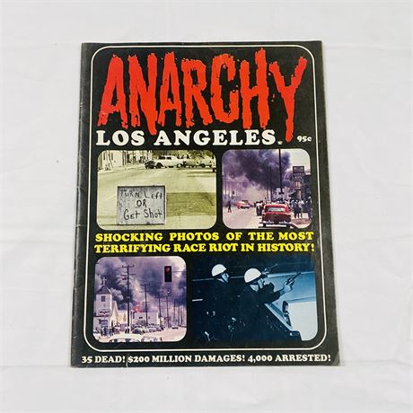 Rare 1965 Anarchy Los Angeles Magazine