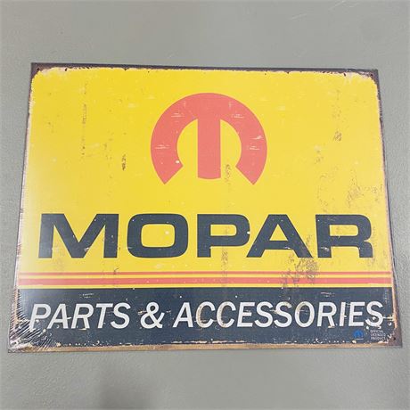 12.5x16” MOPAR Retro Metal Sign