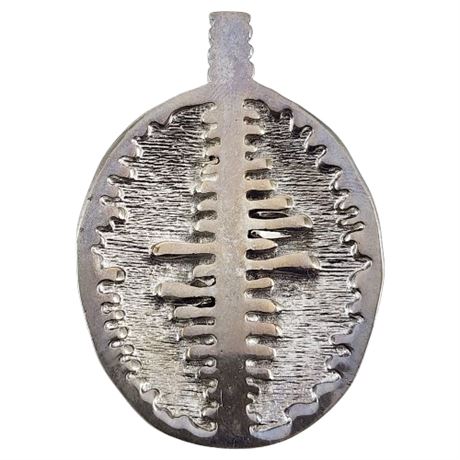 Vintage Modernist Silver Tone Pendant