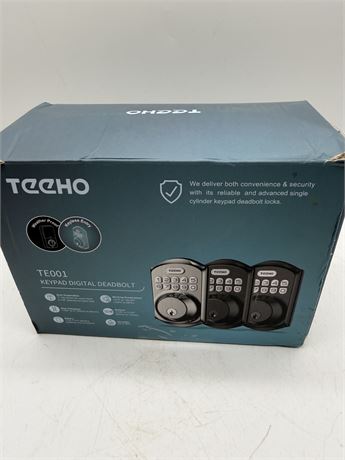 Teeho Key Pad Digital Deadbolt MIB