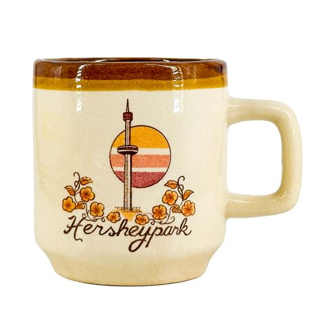 Vintage Hersheypark Kissing Tower Souvenir Mug