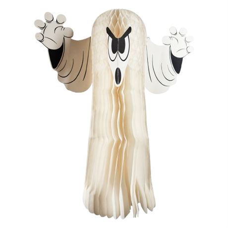 Vintage TOPSTONE Halloween 20" Honeycomb Ghost Hanging Decor