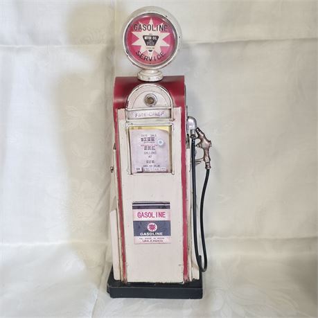 Vtg. Metal Gas Pump Bank