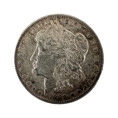 1889 P Morgan Silver Dollar