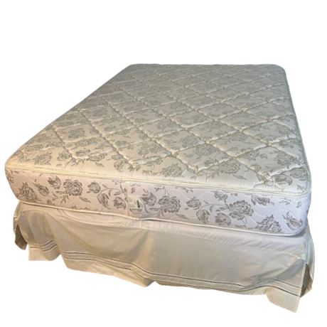 Queen Mattress, Box Springs & Metal Frame