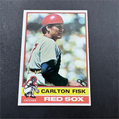 1976 Topps Carlton Fisk #365