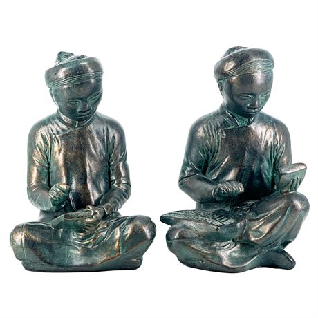 Vintage Austin Productions Bronze Finished Composite Sculptures