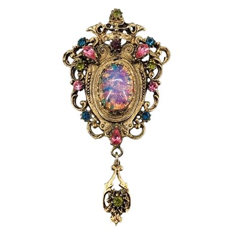 Vintage SARAH COVENTRY "Contessa" Rhinestone Brooch