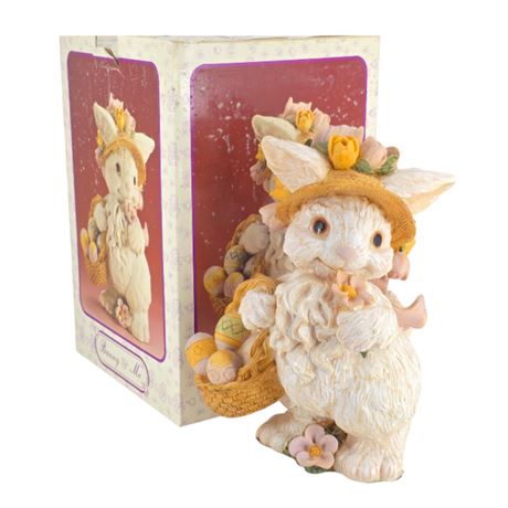 Bunny & Me, 10" Resin Bunny Statue