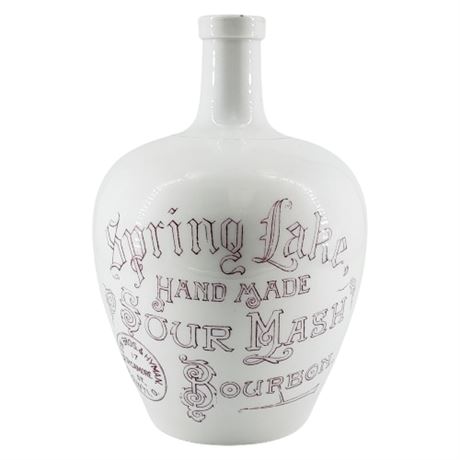 Antique Klein Bros & Hyman Spring Lake Sour Mash Bourbon Jug