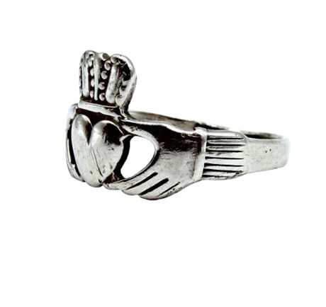 Sterling Silver Claudagh Ring