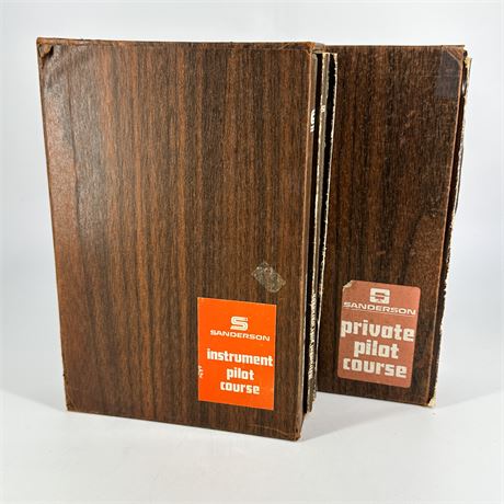 Sanderson Instrument Pilot Course & Private Private Course Books
