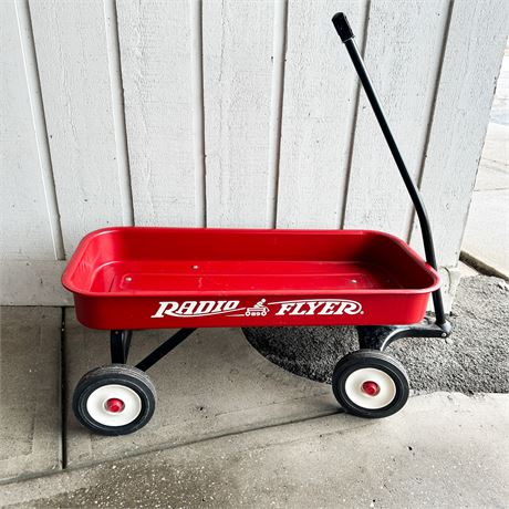 Vintage Radio Flyer 89 Red Steel Wagon
