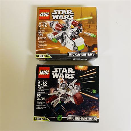 Lego 75072 + 75076 Star Wars Sets in Boxes