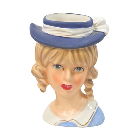 VTG Relpo Porcelain Head Vase