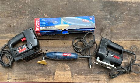3 pc lot of power tools