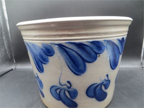Eldreth Pottery Salt Glaze Planter Vase