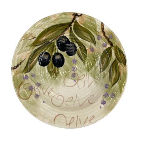 Tabletops Unlimited "Olive Grove" Stoneware Pasta Bowls