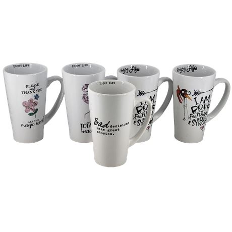 Sweet Bird & Co. Coffee Mugs - Set of 5