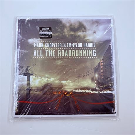Sealed Mark Knopfler and Emmylou Harris All The Roadrunning Vinyl Record