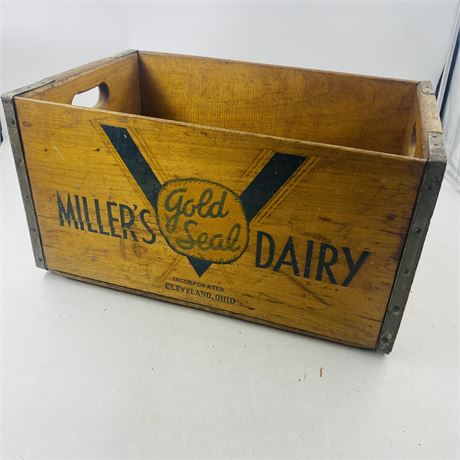 1950’s Miller Dairy Crate