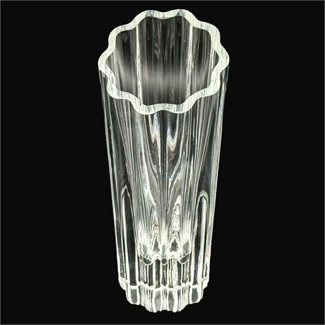 Vintage Lenox "Waterscape" Lead Crystal Vase with Box