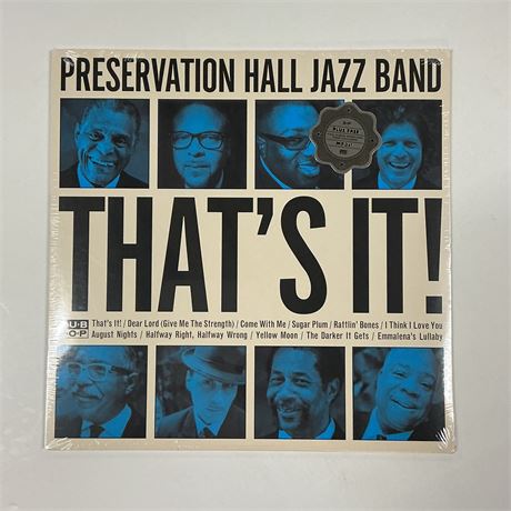 Preservation Hall Jazz Club That’s It Sealed Vinyl Record
