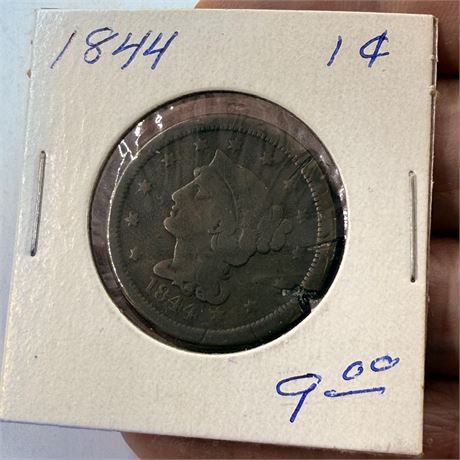 1844 Large Cent