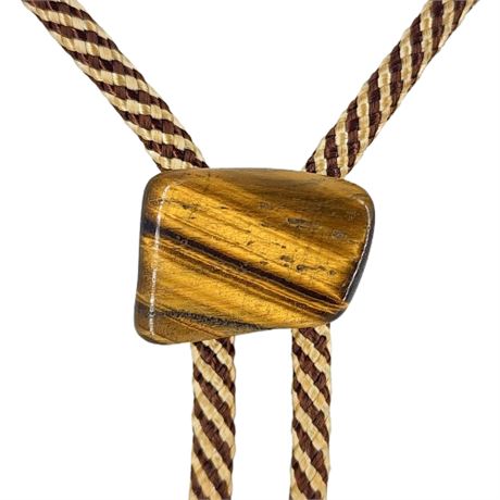 Vintage Tiger's Eye Bolo Tie