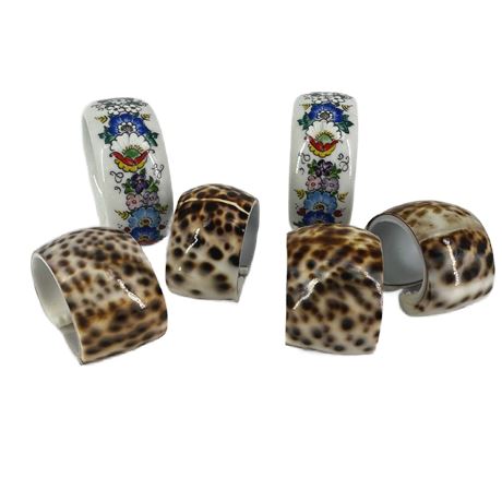Lot of Assorted Vintage Napkin Rings