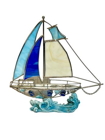 Stained Glass Sailboat