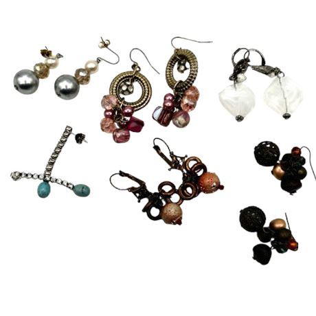 Pierced Earring Lot of 6
