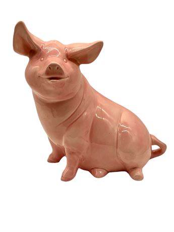 Ceramic Pink Pig