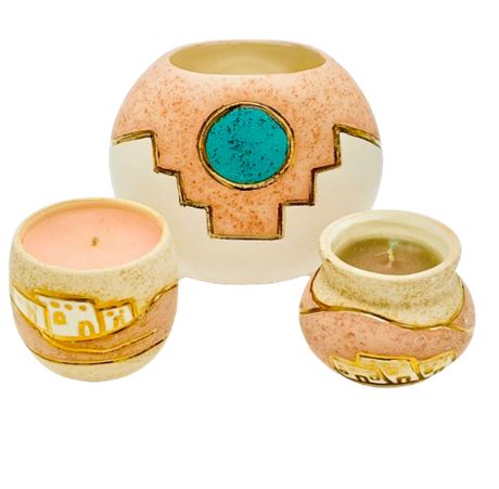 Kopa Aztec Pottery Lot - 3 pieces