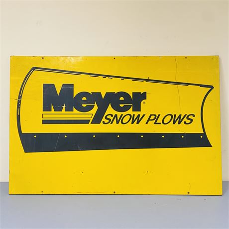 1970’s 46x70” Meyer Plow Sign