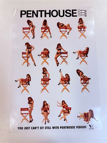 Penthouse Video Original Rolled Store Promo Poster