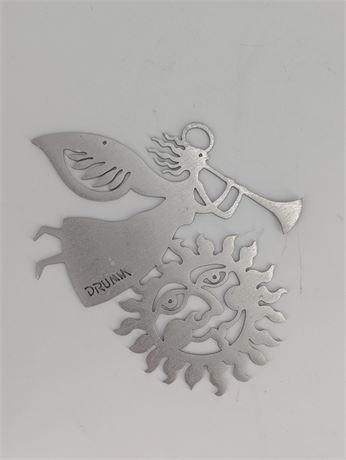Don Drumm Angel/Sun Ornament 6" x 4.5"