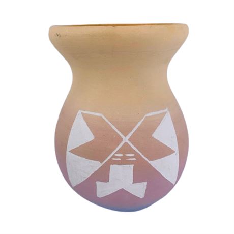 Signed Lakota Tribe Pottery Vase