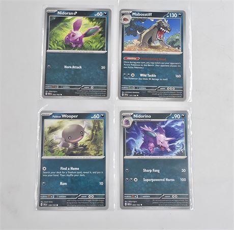 2023 Pokemon Cards, Lot of 4