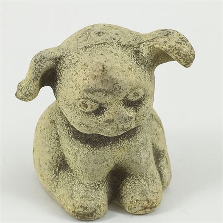 Vintage Advertising Cast Iron Dog, Hines Pup
