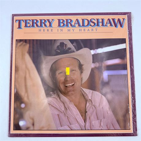 Terry Bradshaw Here in my Heart Vinyl Record