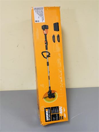 Worx 40v Weed Whacker w/ 2 Batteries + Charger