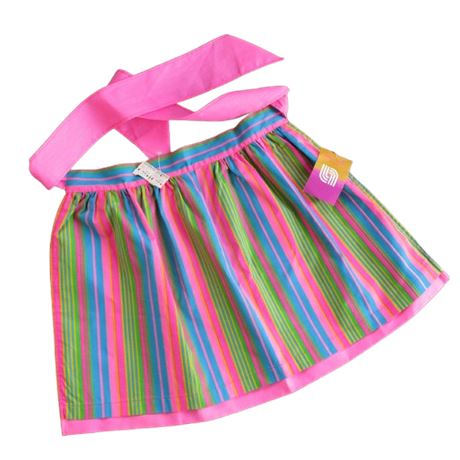 NOS Vintage Double-Sided APRON with Tags ~ John Wolf Textiles