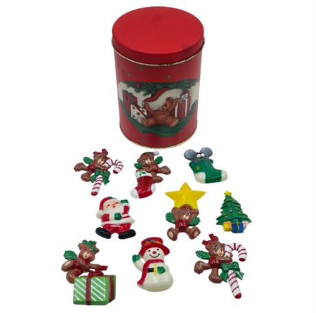 VTG Magnets in Christmas Tin