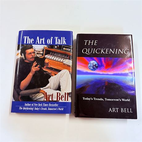 2 Signed Art Bell Books