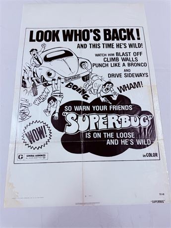 Superbug Original 27x41” Movie Poster